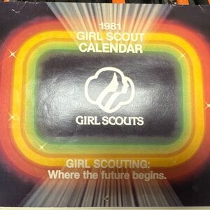 1981 Girl Scout Calendar